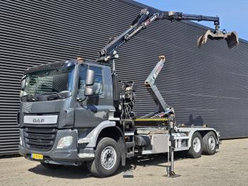 DAF DAF CF 440 6x2 HIAB Z KRAAN + HAAKARM SYSTEEM